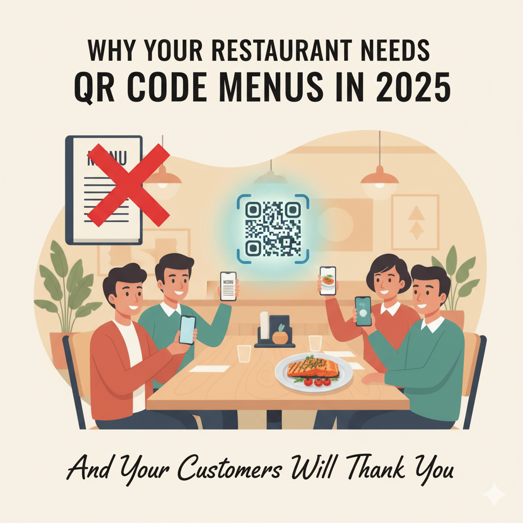 Why Your Restaurant Needs QR Code Menus in 2025 (And Your Customers Will Thank You)