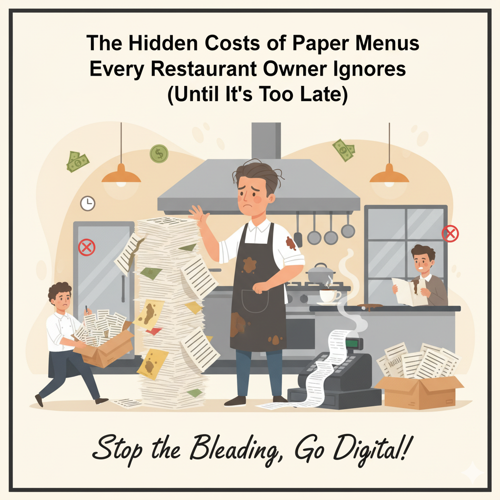 The Hidden Costs of Paper Menus Every Restaurant Owner Ignores (Until It's Too Late)